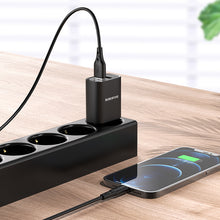 Заредете изображение във визуализатора на галерията – Borofone Wall charger BN2 Super - 2xUSB - 2,1A with USB to MicroUSB black
