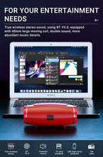 Заредете изображение във визуализатора на галерията – Borofone Portable Bluetooth Speaker BR3 Rich Sound black
