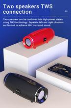 Заредете изображение във визуализатора на галерията – Borofone Portable Bluetooth Speaker BR3 Rich Sound grey
