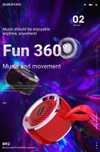 Заредете изображение във визуализатора на галерията – Borofone Portable Bluetooth Speaker BR2 Aurora red
