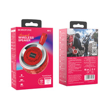 Заредете изображение във визуализатора на галерията – Borofone Portable Bluetooth Speaker BR2 Aurora red
