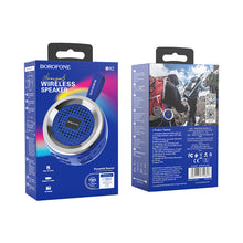 Заредете изображение във визуализатора на галерията – Borofone Portable Bluetooth Speaker BR2 Aurora blue
