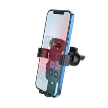 Заредете изображение във визуализатора на галерията – Borofone Car holder BH55 Fenix gravity, air vent mount black-silver
