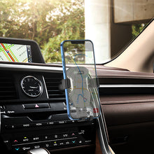 Заредете изображение във визуализатора на галерията – Borofone Car holder BH55 Fenix gravity, air vent mount black-silver
