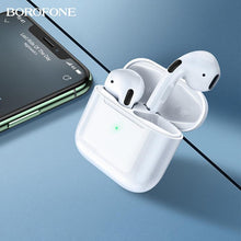 Заредете изображение във визуализатора на галерията – Borofone TWS Bluetooth слушалки BW02 Plus бели
