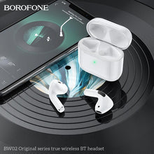 Заредете изображение във визуализатора на галерията – Borofone TWS Bluetooth слушалки BW02 Plus бели

