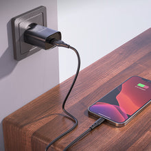 Заредете изображение във визуализатора на галерията – Borofone Wall charger BN1 Innovative - USB - 2,1A with USB to Lightning black
