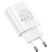 Заредете изображение във визуализатора на галерията – Borofone Wall charger BN1 Innovative - USB - 2,1A with USB to Lightning white
