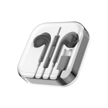Заредете изображение във визуализатора на галерията – Borofone Earphones BM30 Max Acoustic with Type C plug with microphone (DAC) black
