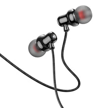 Заредете изображение във визуализатора на галерията – Borofone Earphones BM65 Sole with microphone black
