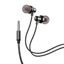 Заредете изображение във визуализатора на галерията – Borofone Earphones BM65 Sole with microphone black
