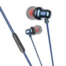 Заредете изображение във визуализатора на галерията – Borofone Earphones BM65 Sole with microphone blue
