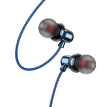 Заредете изображение във визуализатора на галерията – Borofone Earphones BM65 Sole with microphone blue
