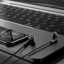 Заредете изображение във визуализатора на галерията – Borofone Earphones BM55 Sonido with microphone black
