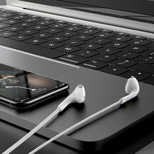 Заредете изображение във визуализатора на галерията – Borofone Earphones BM55 Sonido with microphone white
