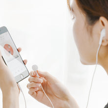 Заредете изображение във визуализатора на галерията – Borofone Earphones BM40 Sage with microphone white

