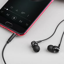 Заредете изображение във визуализатора на галерията – Borofone Earphones BM36 Acura with microphone black
