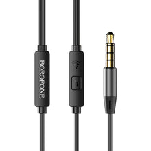 Заредете изображение във визуализатора на галерията – Borofone Earphones BM29 Gratified with microphone black
