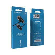 Заредете изображение във визуализатора на галерията – Borofone Earphones BM29 Gratified with microphone black
