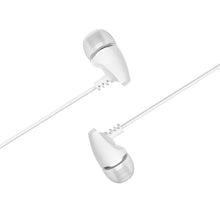 Заредете изображение във визуализатора на галерията – Borofone Earphones BM25 Sound Edge with microphone white
