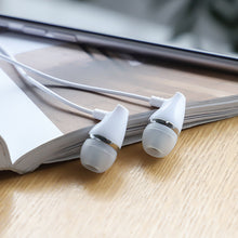 Заредете изображение във визуализатора на галерията – Borofone Earphones BM25 Sound Edge with microphone white
