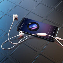 Заредете изображение във визуализатора на галерията – Borofone Earphones BM24 Milo with microphone white
