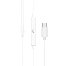 Заредете изображение във визуализатора на галерията – Borofone Earphones BM60 with Type C plug (DAC) white
