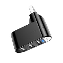 Заредете изображение във визуализатора на галерията – Borofone USB port splitter DH3 - USB to 3xUSB - black

