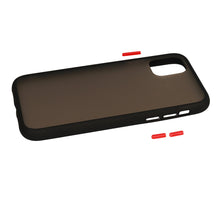 Заредете изображение във визуализатора на галерията – Vennus Color Button Bumper > Iphone 11 Pro Black
