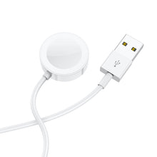 Заредете изображение във визуализатора на галерията – Borofone Wireless induction charger BQ13 for iWatch white
