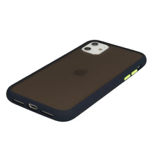 Заредете изображение във визуализатора на галерията – Vennus Color Button Bumper > Iphone 11 Pro Navyy
