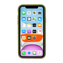Заредете изображение във визуализатора на галерията – Vennus Color Button Bumper for Iphone 11 Pro Olive
