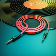 Заредете изображение във визуализатора на галерията – Borofone Cable BL6 - jack 3,5mm to jack 3,5mm - 1 metr red

