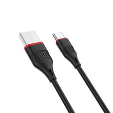 Заредете изображение във визуализатора на галерията – Borofone Cable BX17 Enjoy - USB to Type C - 3A 1 metre black
