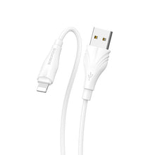 Заредете изображение във визуализатора на галерията – Borofone Cable BX18 Optimal - USB na Lightning - 2 metres white
