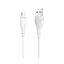Заредете изображение във визуализатора на галерията – Borofone Cable BX18 Optimal - USB na Micro USB - 2 metres white
