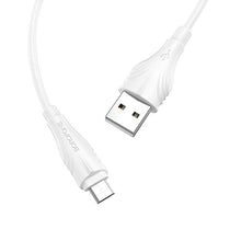 Заредете изображение във визуализатора на галерията – Borofone Cable BX18 Optimal - USB na Micro USB - 2 metres white
