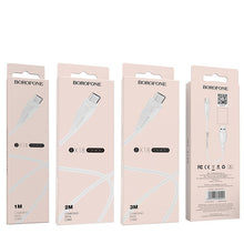 Заредете изображение във визуализатора на галерията – Borofone Cable BX18 Optimal - USB na Micro USB - 2 metres white

