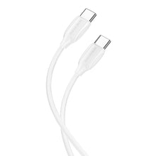 Заредете изображение във визуализатора на галерията – Borofone Cable BX19 Double-speed - Type C to Type C - PD 60W 3A 1 metre white
