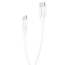Заредете изображение във визуализатора на галерията – Borofone Cable BX19 Double-speed - Type C to Type C - PD 60W 3A 1 metre white
