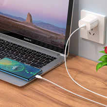 Заредете изображение във визуализатора на галерията – Borofone Cable BX19 Double-speed - Type C to Type C - PD 60W 3A 1 metre white
