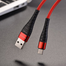 Заредете изображение във визуализатора на галерията – Borofone Cable BX32 Munificent - USB to Type C - 3A 1 metre red
