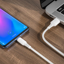 Заредете изображение във визуализатора на галерията – Borofone Cable BX47 Coolway - USB to Type C - 3A 1 metre white
