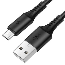 Заредете изображение във визуализатора на галерията – Borofone Cable BX47 Coolway - USB to Micro USB - 2,4A 1 metre black
