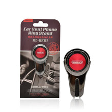 Заредете изображение във визуализатора на галерията – REMAX Ring holder - RL-BK01 stand and air vent mount Red
