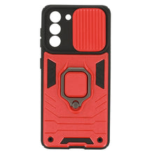 Заредете изображение във визуализатора на галерията – Ring Lens Case for Samsung Galaxy S21 Red
