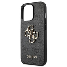 Заредете изображение във визуализатора на галерията – Original Case GUESS 4G Big Metal Logo GUHCP13L4GMGGR for Iphone 13 Pro grey
