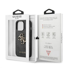 Заредете изображение във визуализатора на галерията – Original Case GUESS 4G Big Metal Logo GUHCP13L4GMGGR for Iphone 13 Pro grey
