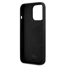 Заредете изображение във визуализатора на галерията – Original Case KARL LAGERFELD Silicone Karl&amp;Choupette KLHCP13LSSKCK for Iphone 13 Pro black
