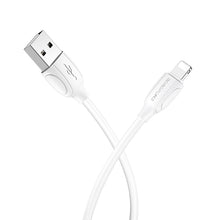 Заредете изображение във визуализатора на галерията – Borofone Cable BX19 Benefit - USB to Lightning - 2,4A 1 metre white
